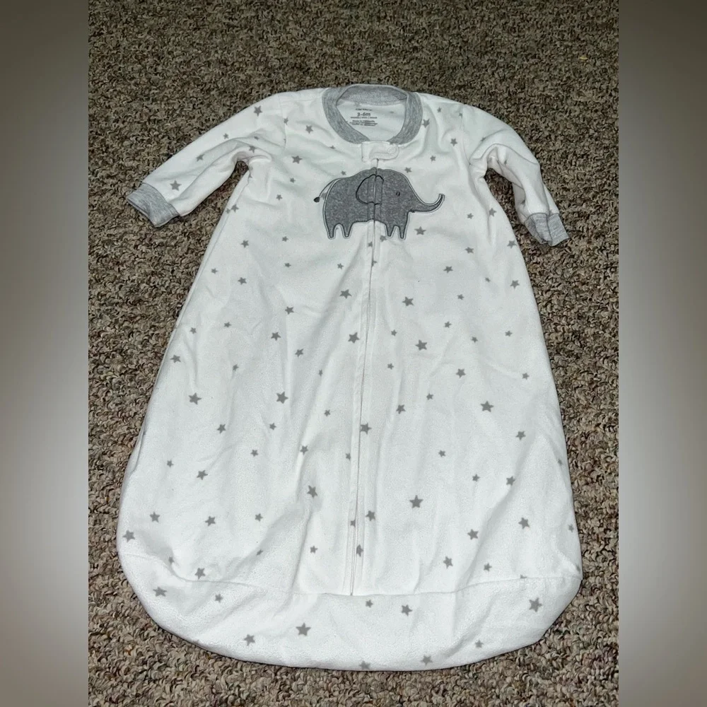 Boys, girls sleep sack 3-6 months Carter's Starry Elephant Sleep Sack‎